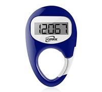 iGANK Simple Walking Pedometer 3D Step Counter for Men Women Kids (Blue)
