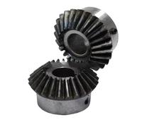 IGASHI machinery Industrial Pinion Gear Bevel Gear 2M 20Teeth Inner Hole 8/10/12/14/15/16/19/20 Mm 90 Degrees Meshing Steel Screw M5 (Size : 20mm, Color : 20 Teeth)