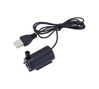 IGASHI Self Priming Diaphragm Water Pump USB 5V Low Voltage Small Water Pump Micro Mini Submersible Pump Ultra Quiet Usb Hydroponic Vegetable Planting Craft Fountain (Size : Horizontal black USB)