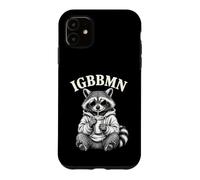 IGBBMN Raccoon Drinking Iced Coffee It's Gonna Be Bad Meme Case for iPhone 11