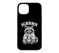 IGBBMN Raccoon Drinking Iced Coffee It's Gonna Be Bad Meme Case for iPhone 13