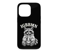 IGBBMN Raccoon Drinking Iced Coffee It's Gonna Be Bad Meme Case for iPhone 13 Pro