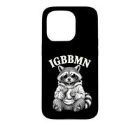 IGBBMN Raccoon Drinking Iced Coffee It's Gonna Be Bad Meme Case for iPhone 15 Pro