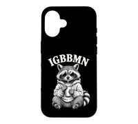 IGBBMN Raccoon Drinking Iced Coffee It's Gonna Be Bad Meme Case for iPhone 16