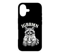IGBBMN Raccoon Drinking Iced Coffee It's Gonna Be Bad Meme Case for iPhone 17