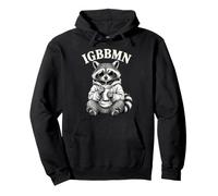 IGBBMN Raccoon Drinking Iced Coffee It's Gonna Be Bad Meme Pullover Hoodie