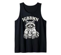 IGBBMN Raccoon Drinking Iced Coffee It's Gonna Be Bad Meme Tank Top