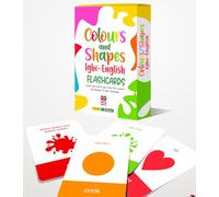 Igbo-English Colours and Shapes Flashcards, Educational Language Learning Cards, Bilingual Teaching Resource, Language Teaching Aid, Cultural Learning, Learn Colours and Shapes in Igbo & English