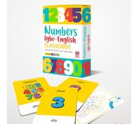 Igbo-English Numbers Flashcards, Educational Language Learning Cards, Bilingual Teaching Resource, Language Teaching Aid, Cultural Learning, Learn to Count in Igbo & English