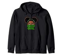 Igbo Girl - Cute Nigerian Girl Of Nigeria Zip Hoodie
