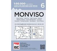 IGC Italien 1 : 50 000 Wanderkarte 6 Monviso