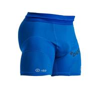 iGD | Men’s Compression Ductor Shorts V2 | Muscle Recovery Technology, Prevents Injury & Enhances Performance for High Intensity Sport & Long Distance Events | Unique 4-Way Stretch | Blue (XS)