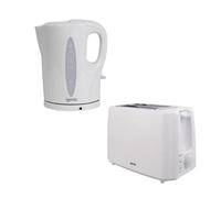 Igenix 1.7L Kettle & 2 Slice Toaster, White