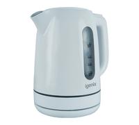 igenix 1 Litre Cordless Jug Kettle, 2200W, White