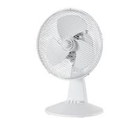 igenix 12 Inch Desk Fan, 3 Speeds, White