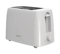 Igenix IGT0245W 2 Slice Toaster - 650W Power, 6 Browning Levels, Cancel Function, Slide-Out Crumb Tray, Automatic Pop-Up, Cord Storage (White)
