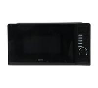 Igenix 20L 700W Black Digital Microwave - 8 Auto Cook Programmes, 5 Power Levels, Defrost Setting, 60-Min Timer, Push Button Door, 245mm Turntable - IGMS02070B