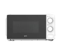 Igenix IGMS02071W White 20L Manual Microwave 700W - Size: 24.6 x 44.4 x 32cm - Wilko