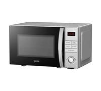 Igenix 20L 800W Silver Digital Microwave - 8 Auto Cook Programmes, 5 Power Levels, Defrost Setting, 95 Minute Timer, 255mm Turntable - IGM0821SS