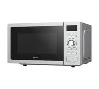 Igenix 20L 800W Stainless Steel Digital Microwave - 8 Auto Cook Programmes, 5 Power Levels, Defrost Setting, 60-Min Timer, Push Button Door, 255mm Turntable - IGMS02080SS