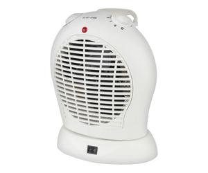Igenix 2kW Upright Fan Heater Oscillating White Igenix White