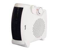 Igenix IG9010 Portable Electric Fan Heater with 2 Heat Settings, 2000 W, White