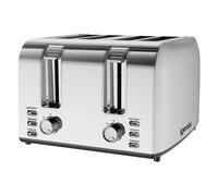 Igenix IGT0409SS Stainless Steel 4 Slice Toaster - Silver - Wilko