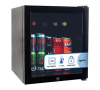 Igenix 48L Tabletop Drinks Fridge, Mini Bar Fridge with Lock, 0-10C,