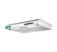 Igenix 60cm Visor Cooker Hood 72W, Energy Rating B, 212 m³/h Extraction, 3 Speeds, LED Light, Under Cabinet Kitchen Extractor Fan (Stainless Steel)