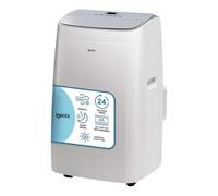 Igenix 9000 BTU 4-in-1 Portable Air Conditioner White, Cooling & Heating Fan Dehumidifier 18m² Coverage, 24hr Timer, IGAC03009W