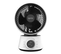 Igenix IGFD4009W Air Circulator Turbo Fan with 360° Horizontal & 90° Vertical Oscillation for Optimal Air Circulation, Turbo Design for Powerful Airflow, 12 Hour Timer, 9 Inch, White