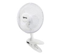 Igenix DF0006 Clip on Desk Fan, 6 Inch, 2 Speed, Quiet Operation, Ideal for Home and Office Use, Portable Clip Fan, White (Pack of 2)