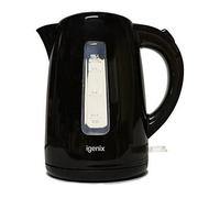 Igenix IG7250 1.7L Jug Kettle - Black, Black