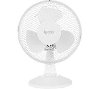 igenix Desk Fan Main 2 Speeds 39 cm White DF9010 22.86 cm