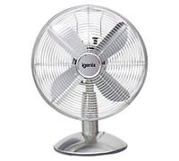 igenix Desk Fan Main 3 Speeds 42 cm Silver DF1250 30.4 cm