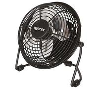 igenix USB Desk Fan, 4 Inch, Black
