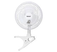 Igenix DF0006 Clip on Desk Fan, 6 Inch, 2 Speed, Quiet Operation, Ideal for Home and Office Use, Portable Clip Fan, White