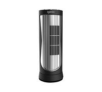 Igenix DF0022 Digital Mini Tower Fan, Quiet Operation, Ideal for Desktops and Bedrooms, Black, 12 Inch