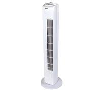 Igenix DF0029 29-Inch Oscillating Tower Fan, 40W Powerful Airflow, 3 Speed Settings, Overheat Protection, Quiet Operation - Ideal for Home and Office Use - White