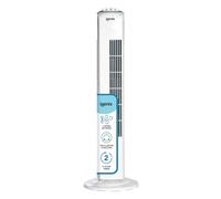 Igenix DF0030 Oscillating Tower Fan, 30 Inch, White | 45 Watt Power, 3 Speed Settings High, Medium & Low, 2 Hour Timer with Auto Shut Off, Quiet Operation