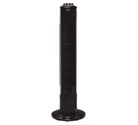 Igenix DF0030BL Oscillating Tower Fan, 30 Inch, 3 Speed Settings, 2 Hour Timer with Auto Shut Off, Black