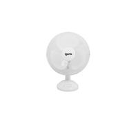 Igenix DF1210 12" 3 Speed Oscillating Quiet Operation Desk Fan White