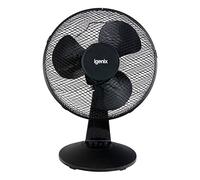 Igenix DF1210 Portable Desk Fan, 12 Inch, 3 Speed, Quiet Operation,...