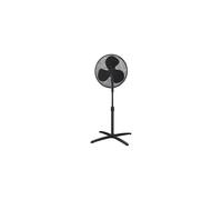 Igenix DF1655BL 16 Inch Pedestal Fan, 40W, 3-Speed, Oscillating, Quiet, Adjustable Height & Tilt - Ideal for Home & Office, Black