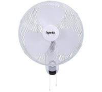IGENIX DF1656 Wall Fan - White, White