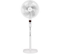 Igenix White Digital Pedestal Fan 16 inch - Size: 136 x 45.2 x 40cm - Wilko