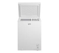 Igenix IGCF0150W Freestanding Chest Freezer 142 Litre Capacity with Freezer Basket, Suitable for Outbuildings and Garages, White