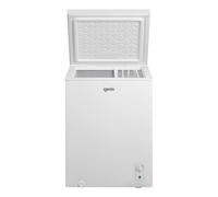 Igenix IGCF0150W Freestanding Chest Freezer 142 Litre Capacity with Freezer Basket, Suitable for Outbuildings and Garages, White