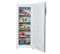 Igenix IGTF055W Freestanding Tall Freezer, 2 Shelves with Flap Closures, 3 Clear Freezer Drawers, Reversible Door, 160 Litre Capacity, 55 cm Wide, White