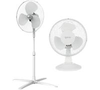 Igenix Height Adjustable Fan Main 3 125 cm White FANPK21 40.64 cm